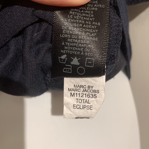 Marc by Marc Jacobs blue top with back opening XS - Picture 4 of 5